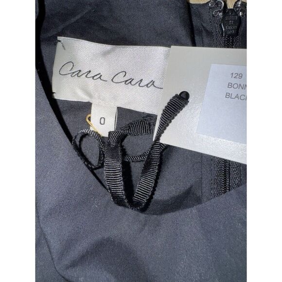 Cara Cara Bonnie Puff Sleeve Dress Black Size 0 - Picture 7 of 12